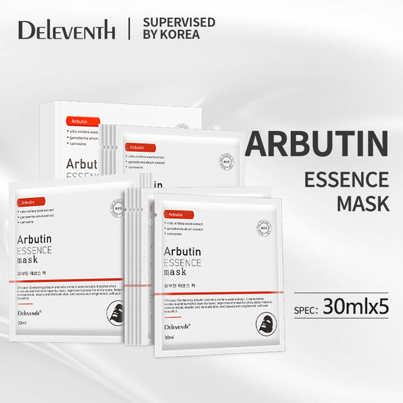 DEleventh Arbutin Essence Mask - Revitalizing, Firming & Hydrating Facial Treatment (Korean Skincare)