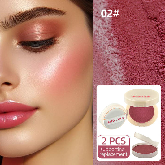 PAGE VINE Cream Blush Compact with Refill