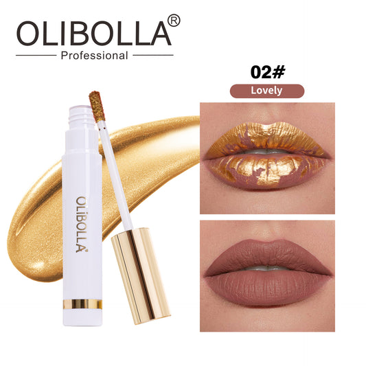 OLIBOLLA Turn Heads with Every Peel – 24K Gold Peel-Off Lip Mask 💋✨