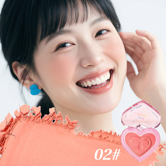 OLIBOLLA Heart-Shaped Blush & Contour Palette