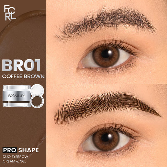 FOCALLURE 2-in-1 Brow Pomade & Setting Gel