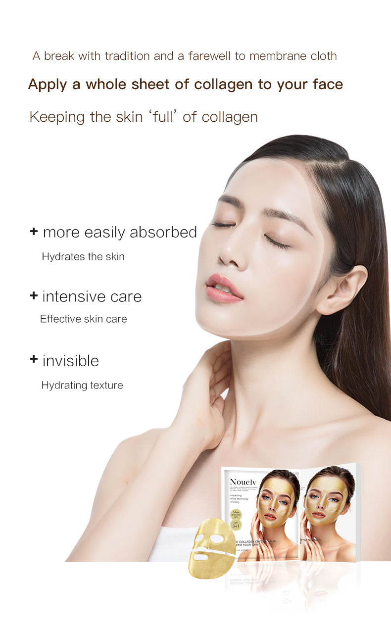 Nouelv 24K Gold Collagen Infusion Split Face Mask