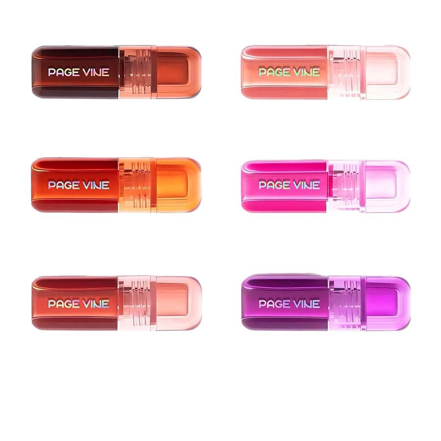 PAGE VINE Flush & Glow All-in-One Liquid Blush Highlighter & Lip Tint