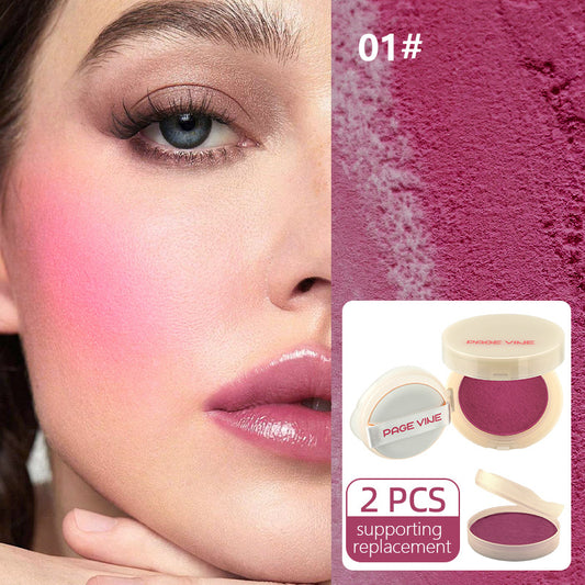 PAGE VINE Cream Blush Compact with Refill