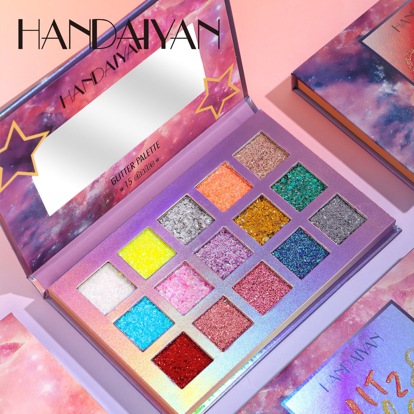 HANDAIYAN 15-Color Eyeshadow Palette