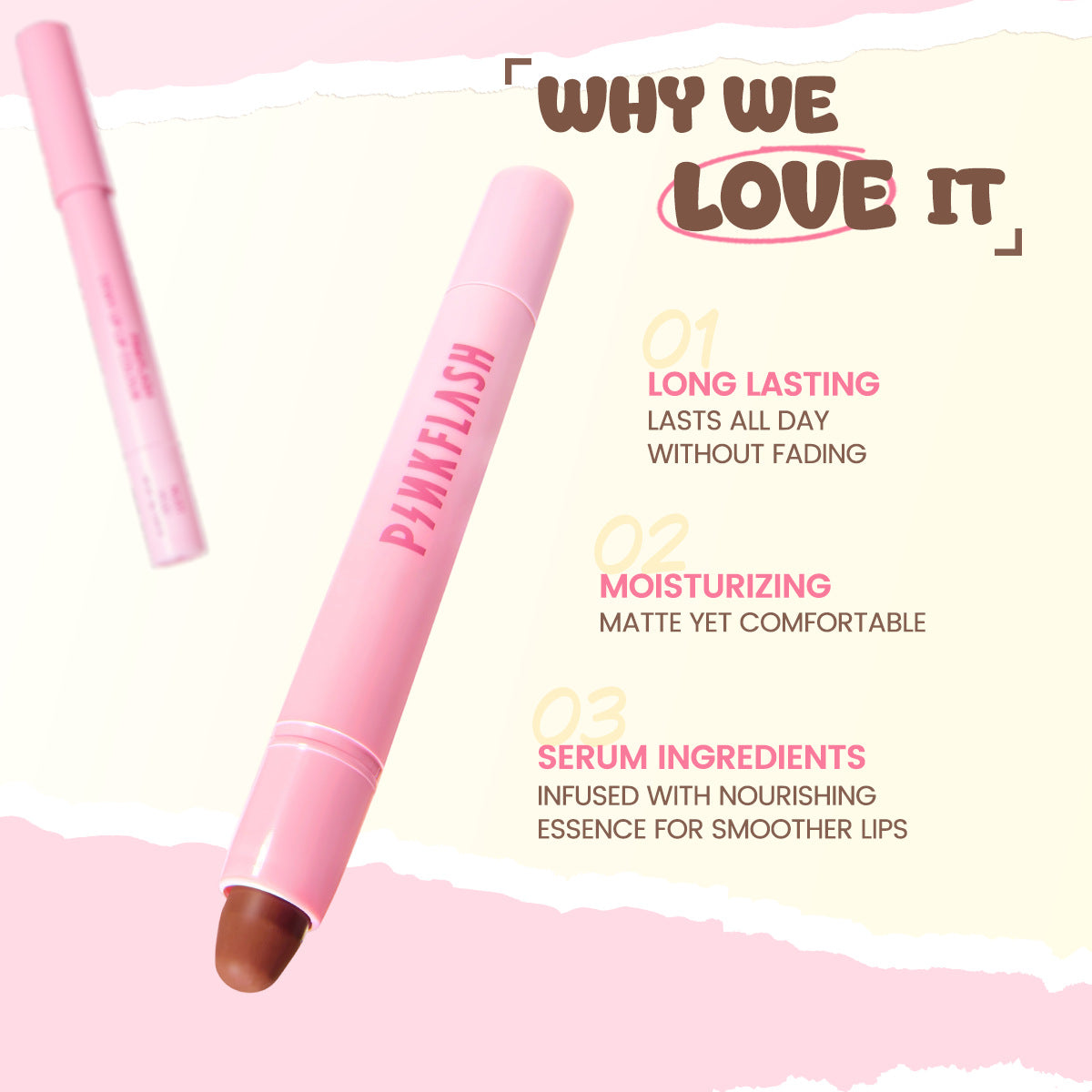 PINKFLASH Crayon Lipstick
