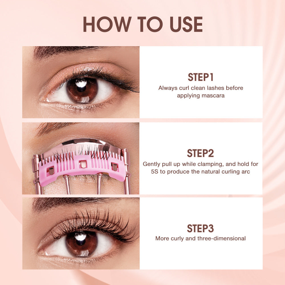O.TWO.O Portable Lash Curler with Comb