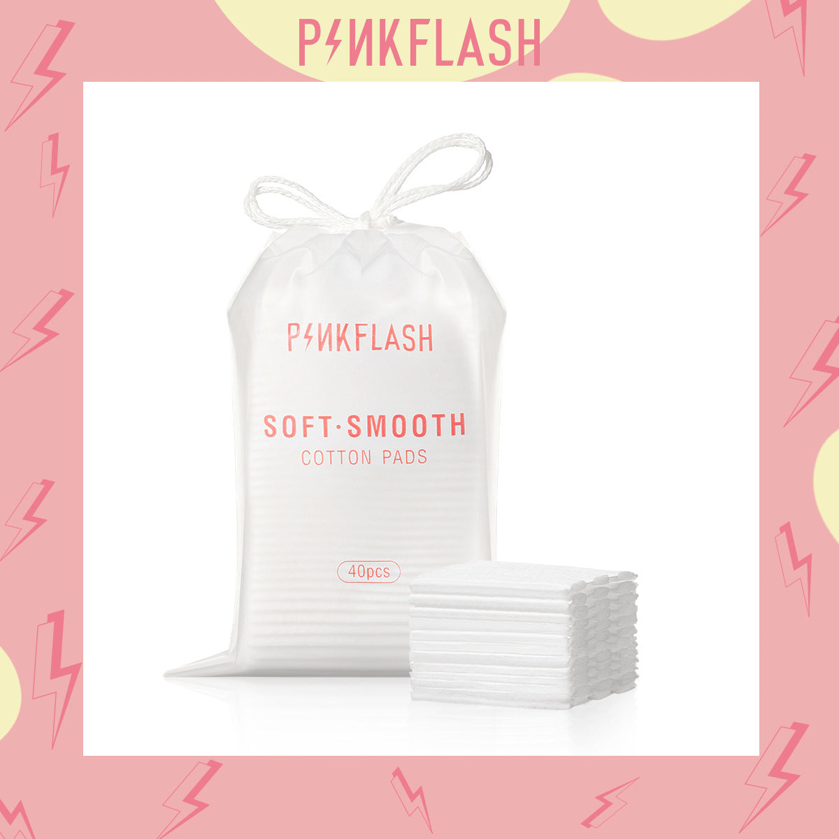 PINKFLASH Single-Use Cleansing & Soothing Cotton Pads