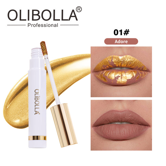 OLIBOLLA Turn Heads with Every Peel – 24K Gold Peel-Off Lip Mask 💋✨