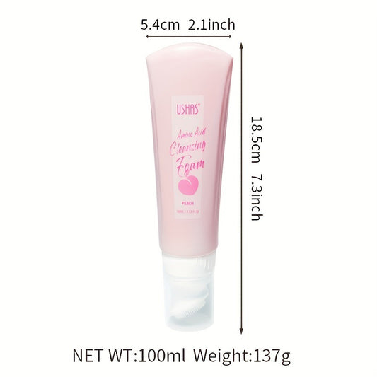 USHAS Peach Hydrating Facial Cleanser