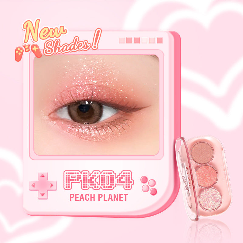 PINKFLASH 3-Color Girly Eyeshadow Palette