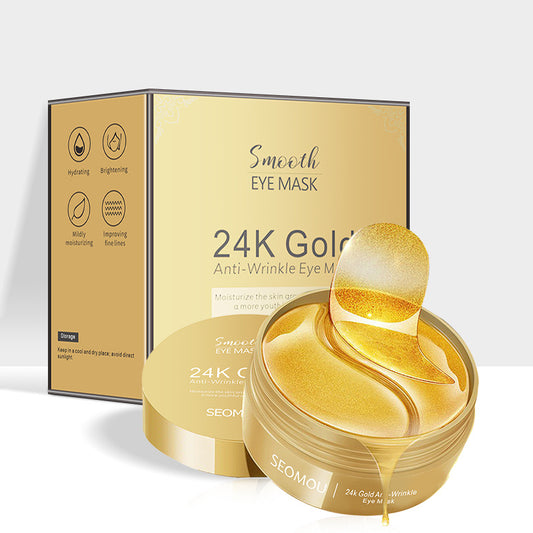 SEOMOU 24K Gold Crystal Eye Mask