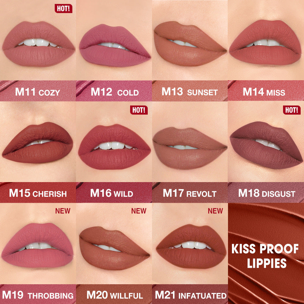 O.TWO.O Mist Kiss Long-Lasting Matte Lipstick