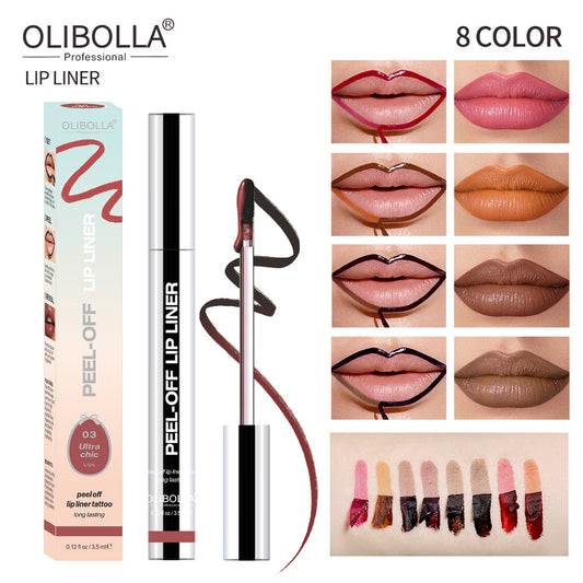 OLIBOLLA Waterproof Lip Liner | Long-Lasting, Smudge-Proof, Sweat-Resistant | Wholesale 12pcs Minimum | Worldwide Shipping