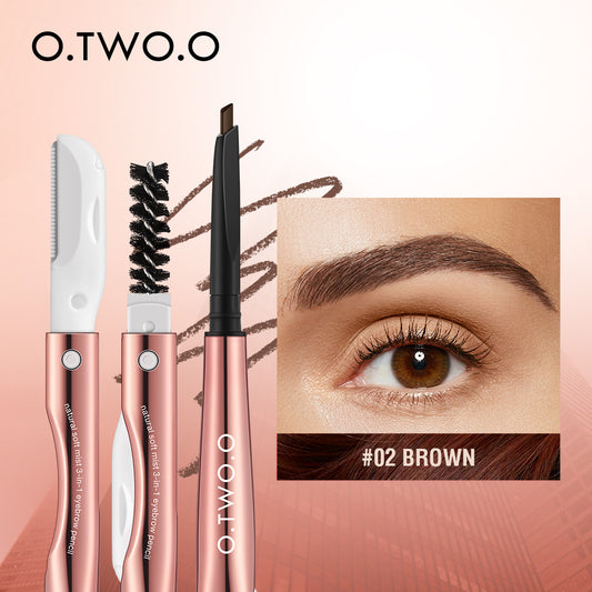 O.TWO.O 3-in-1 Eyebrow Pencil