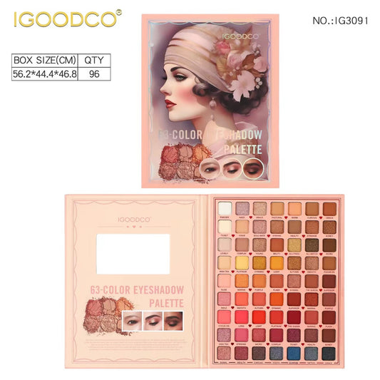 IGOODCO 63 Color Matte Eyeshadow Palette