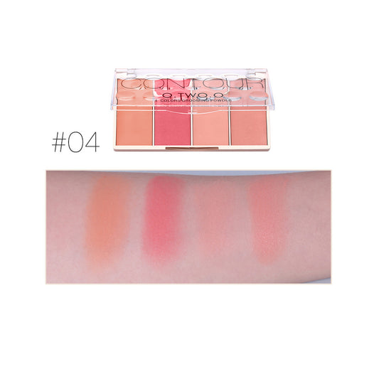 O.TWO.O Luxe 4-Color High-Shimmer Eyeshadow Palette