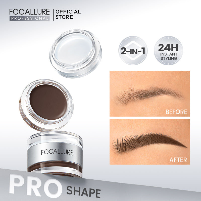 FOCALLURE 2-in-1 Brow Pomade & Setting Gel