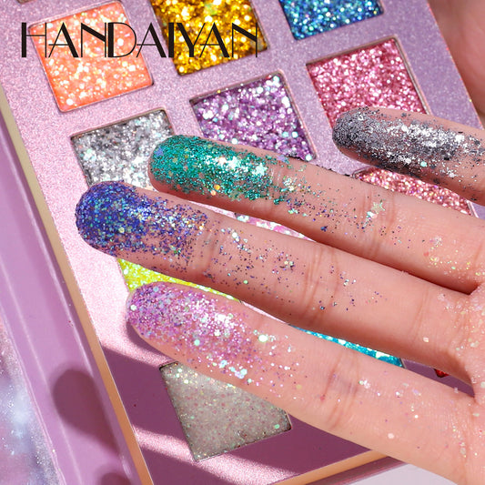 HANDAIYAN 15-Color Eyeshadow Palette