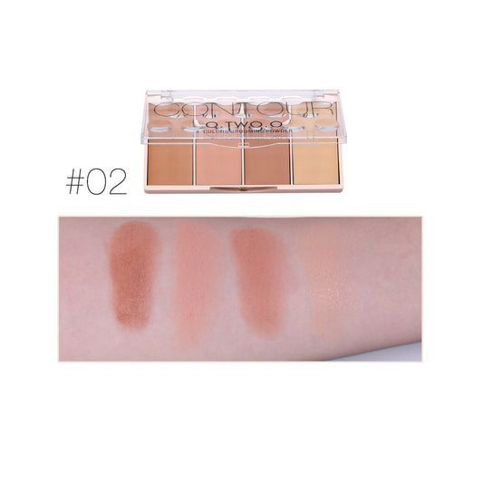 O.TWO.O Luxe 4-Color High-Shimmer Eyeshadow Palette