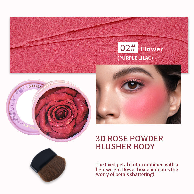 MAYBELUCKY 3D Rose Blush 🌹✨