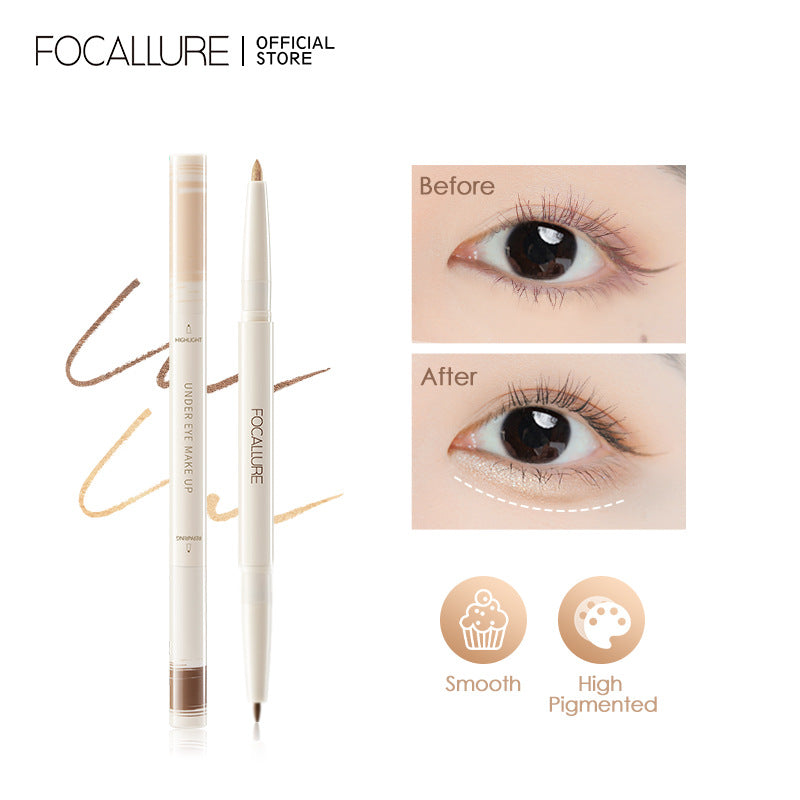 FOCALLURE Double-Ended Eyeliner & Under-Eye Brightener Pen