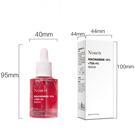 NOUELV 10% Niacinamide + 4% Hyaluronic Acid Serum with Ceramide & Vitamin B12