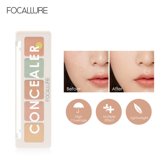 FOCALLURE 5-Color Concealer Palette