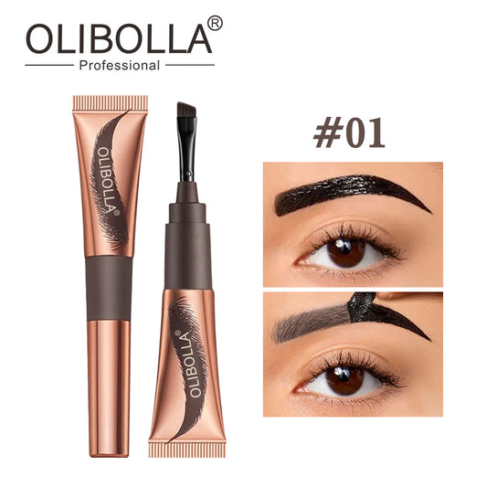 OLIBOLLA Peel-Off Eyebrow Tint Gel | Waterproof, Long-Lasting, Smudge-Proof | Wholesale 12pcs MOQ | Worldwide Shipping
