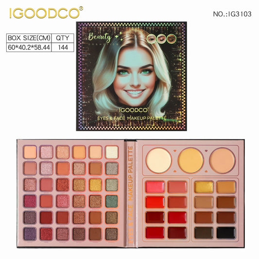 IGOODCO 55-Color Cute Matte Eyeshadow Palette