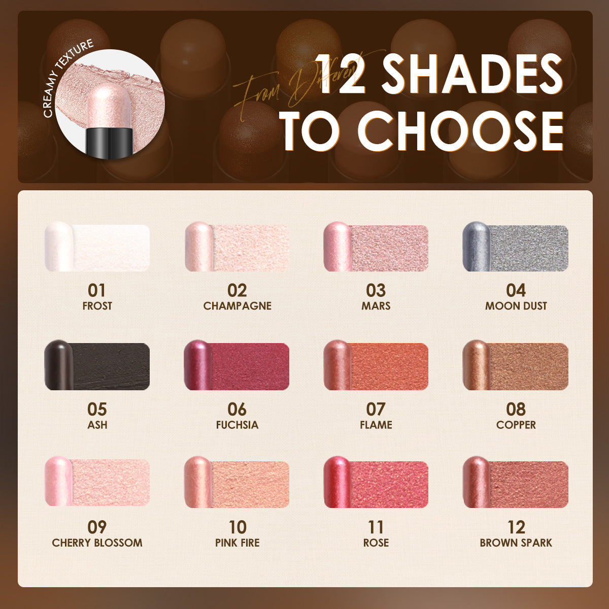 FOCALLURE Pearl Under-Eye Shadow Stick