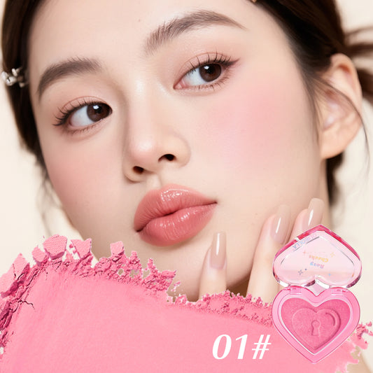 OLIBOLLA Heart-Shaped Blush & Contour Palette