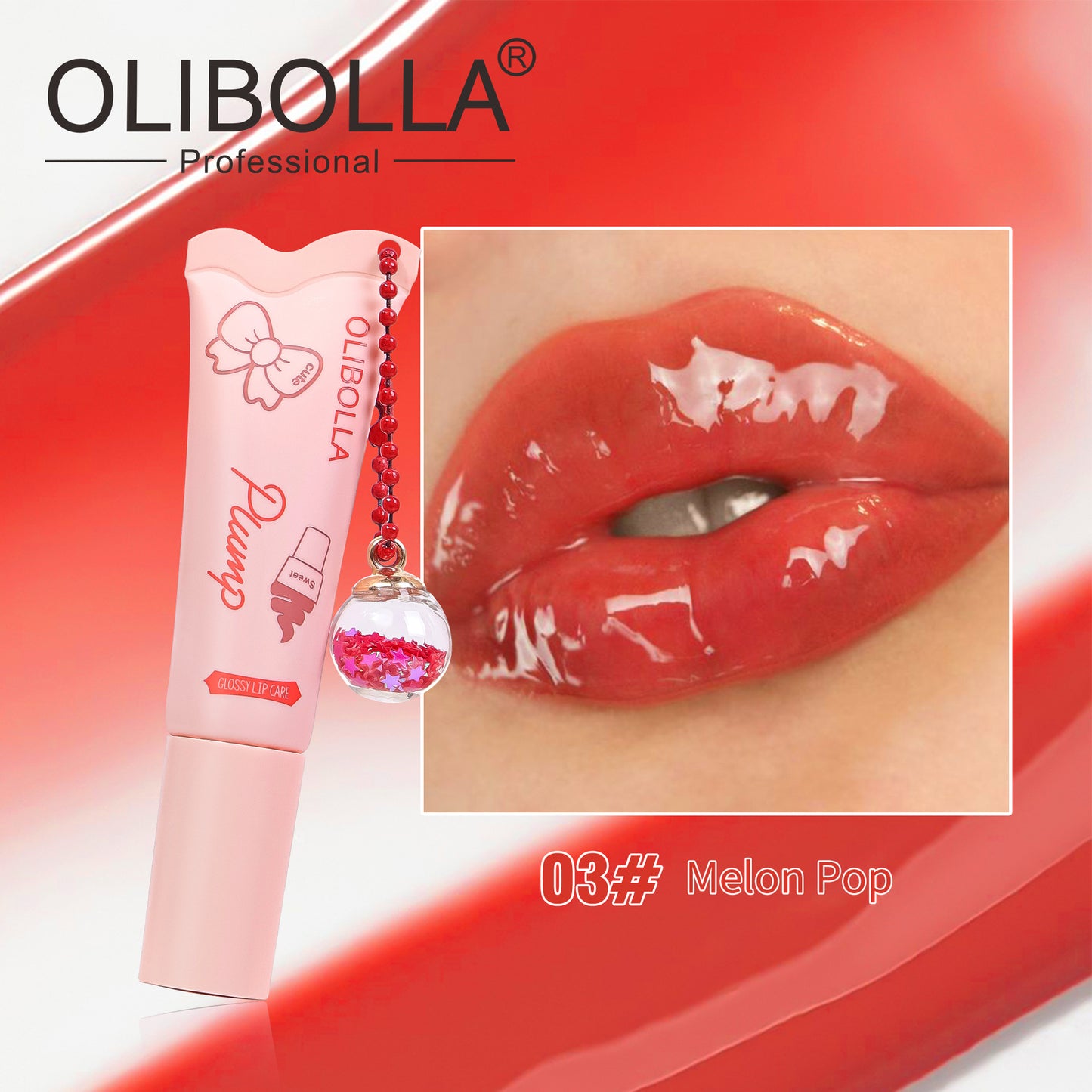 OLIBOLLA Moisturizing Glow Lip Balm | Lip & Cheek Dual-Use | Wholesale 12pcs MOQ | Worldwide Shipping