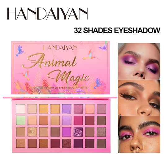 HANDAIYAN 32-Color Cross-Border Eyeshadow Palette