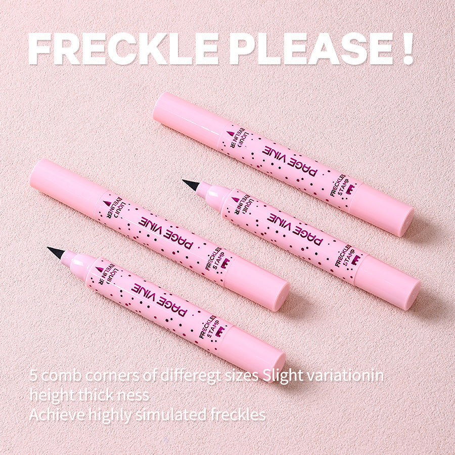 PAGE VINE Natural Freckle Pen + Dual-Ended Eyeliner