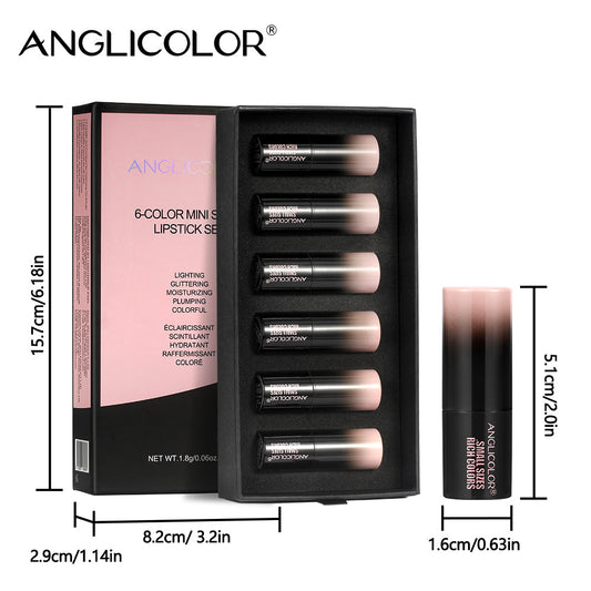 Anglicolor 6-Piece Shimmer Lipstick Set