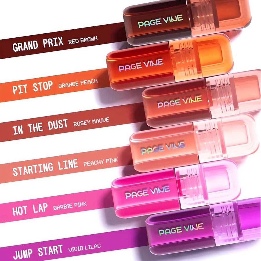 PAGE VINE Flush & Glow All-in-One Liquid Blush Highlighter & Lip Tint