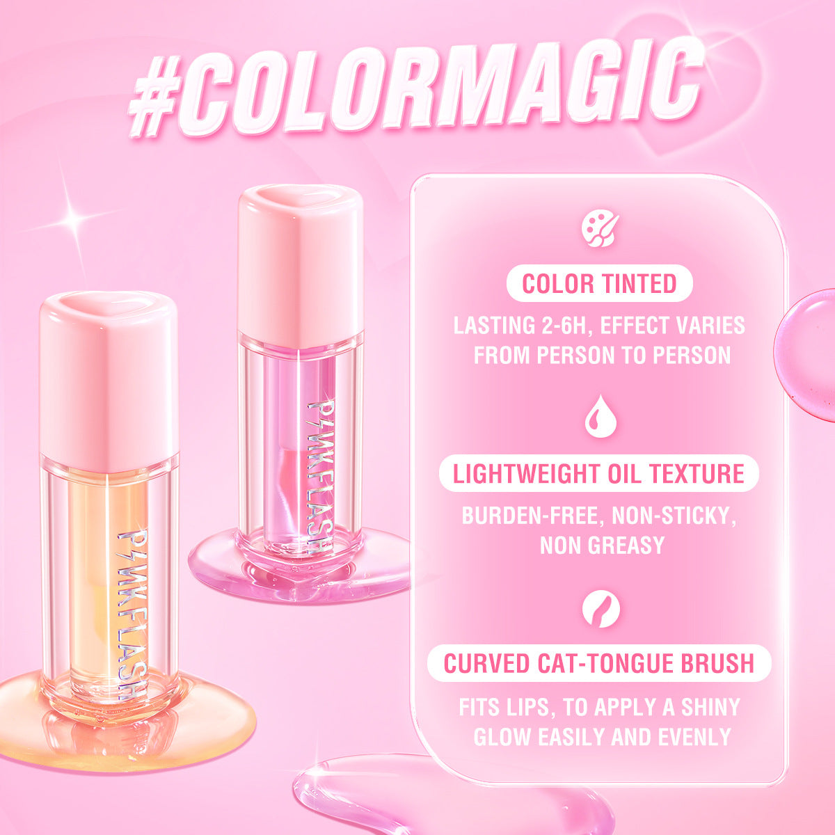 PINKFLASH Color-Changing Long-Lasting Lip Tint