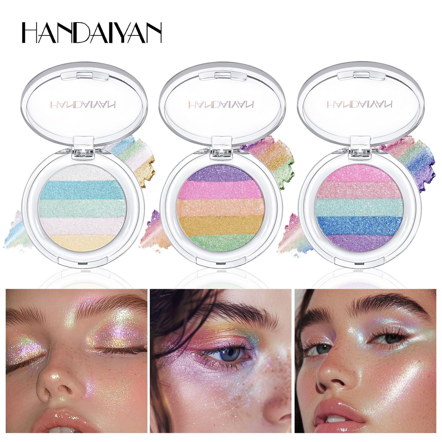 HANDAIYAN Chameleon Multicolor Eyeshadow & Highlighter Palette