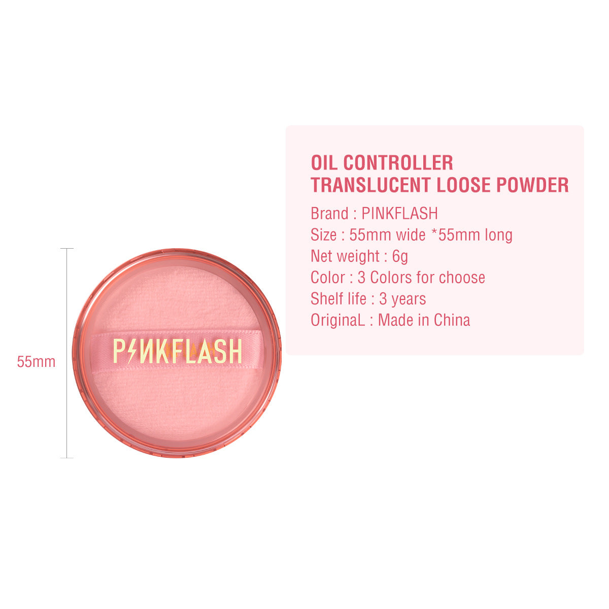 PINKFLASH Matte Loose Powder