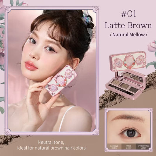 Flower Knows Midsummer Fairytales Collection Eyebrow Palette 4g