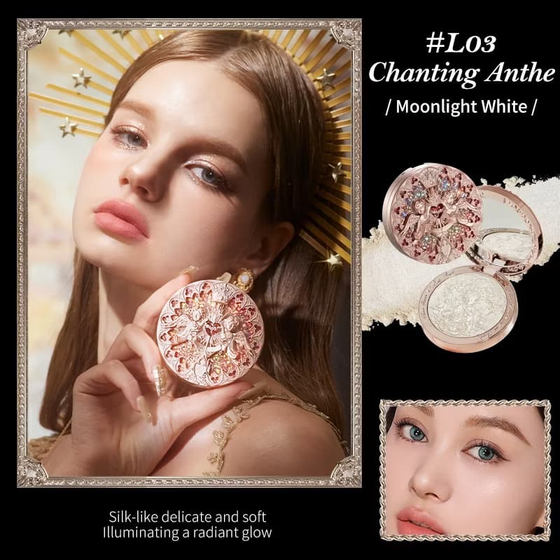 Flower Knows Little Angel Collection Embossed Highlighter 8g