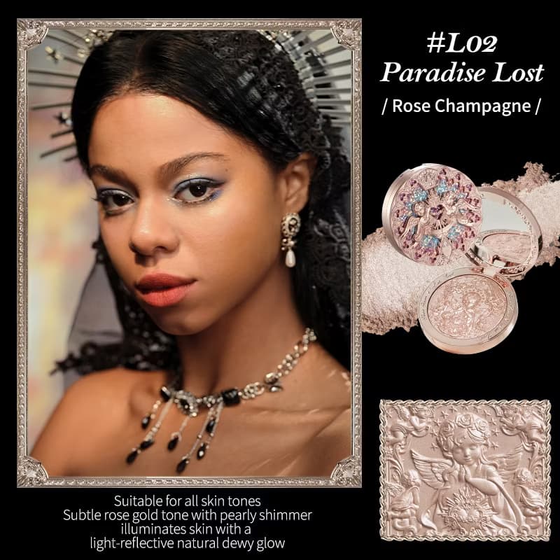 Flower Knows Little Angel Collection Embossed Highlighter 8g