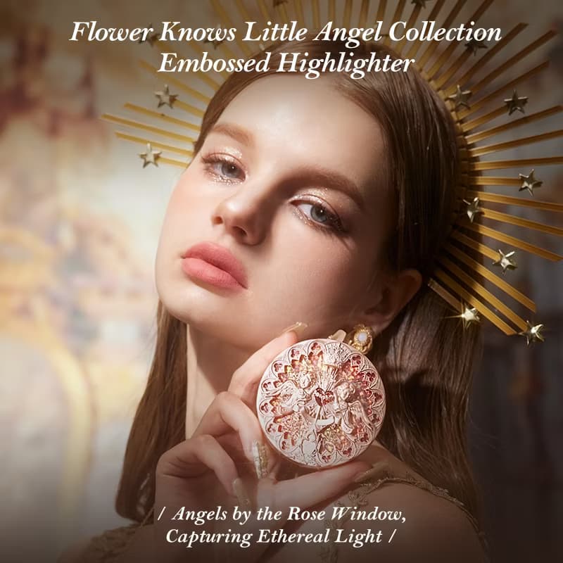Flower Knows Little Angel Collection Embossed Highlighter 8g