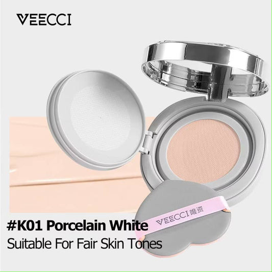VEECCI 氣墊BB霜控油全覆蓋12小時持久粉底液彩妝必備品10克