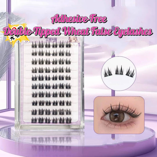 No-Glue Double Pointed Wheat Ear Lashes