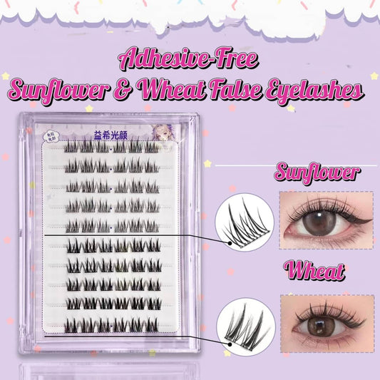 No-Glue Sunflower & Double Pointed Wheat Lashes Duo