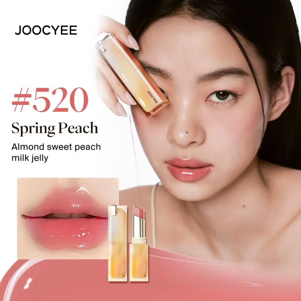 JOOCYEE Glazed Rouge Lipstick Moisturizer Water Gloss Lip balm Makeup Waterproof Long-lasting Lip Serum16 colors