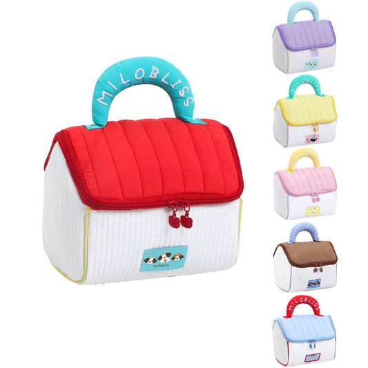 New “Mini House” Cosmetic Bag – Cute & Structured Design