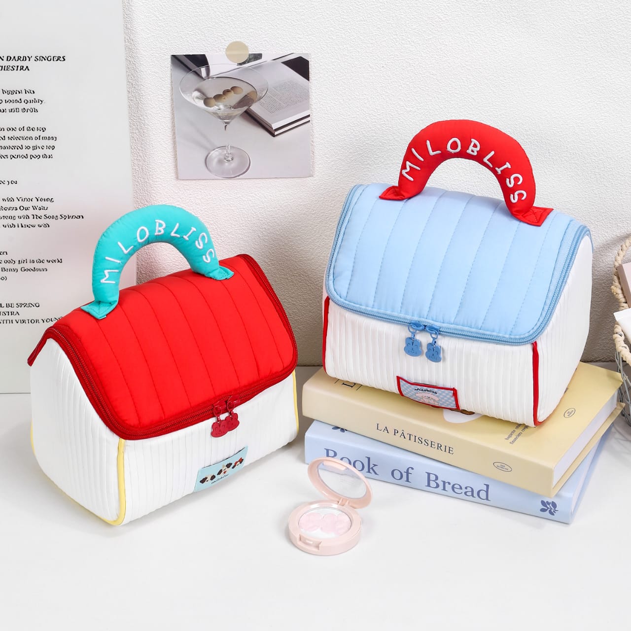 New “Mini House” Cosmetic Bag – Cute & Structured Design